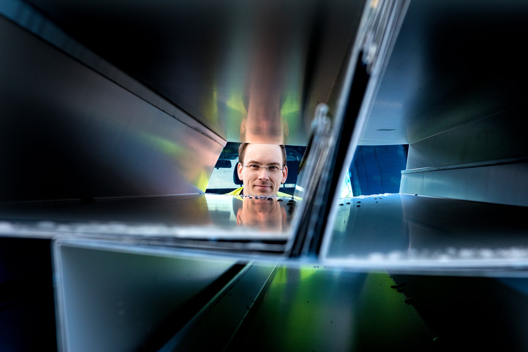 Daglig leder Christian Eklo. (Foto: Michael Ulriksen) Daglig leder Christian Eklo med blikket fremover. (Foto: Michael Ulriksen)