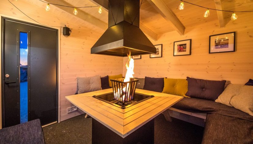 Skreddersydd ute grill til grillhytte